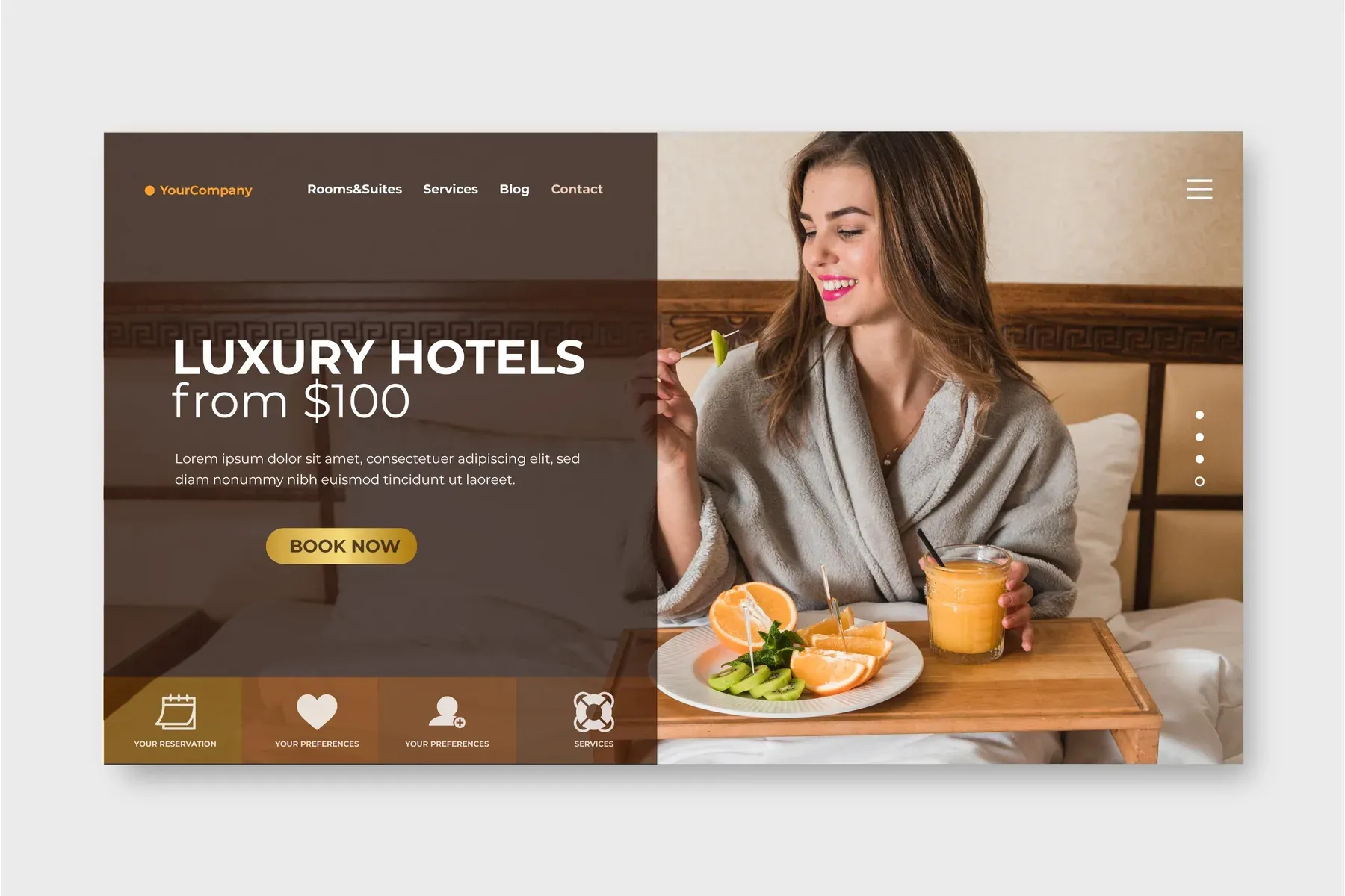 45-room mountain hotel, new website launched before the winter season